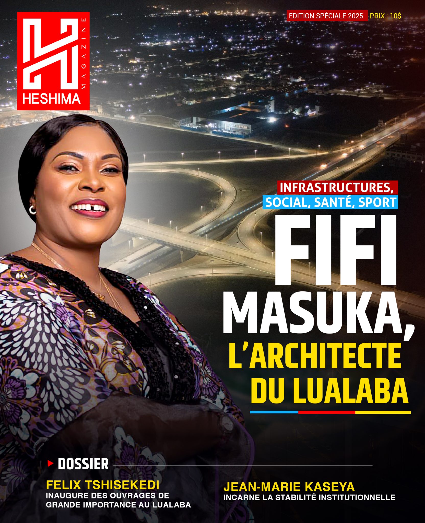 Fifi Masuka Saini la flamme du Lualaba - HESHIMA MAGAZINE